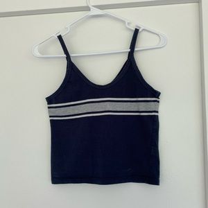 Brandy Melville Navy Striped Cami